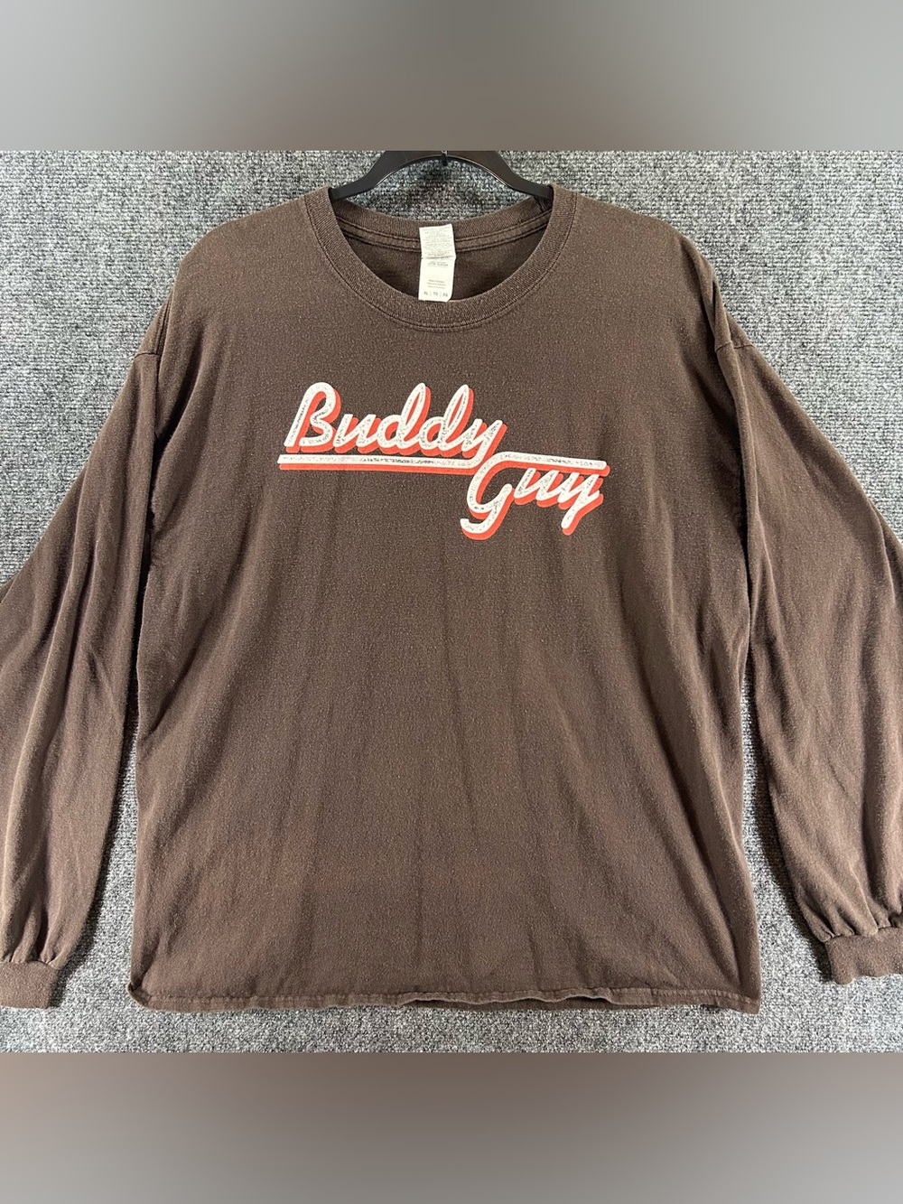 Vintage Buddy Guy Polka Dots Guitars & Amp L/S World Tour Shirt XL CrewNeck RARE